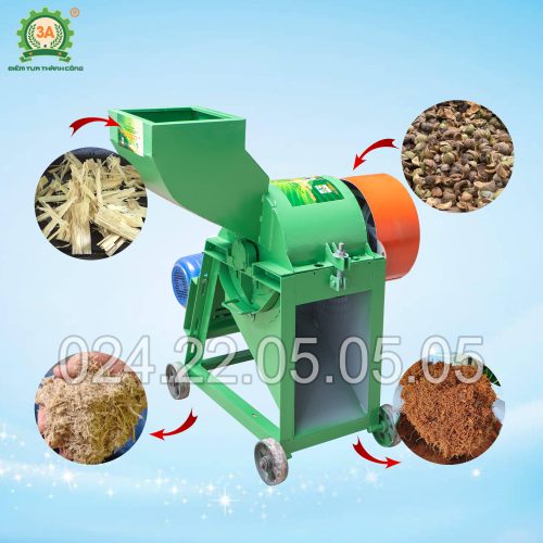 Máy băm xơ dừa 3A4kW